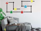 Bedroom Wall Mural Designs Amazon Pacman Game Wall Decal Retro Gaming Xbox Decal