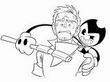 Bendy and the Ink Machine Coloring Pages Printable Bendy and the Ink Machine Coloring Pages