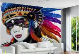 Best Paint for Murals European Indian Style 3d Abstract Oil Painting Wallpaper