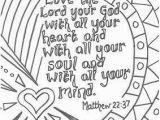 Bible Verse Coloring Pages Kids Love the Lord with All Your Heart Kids Church