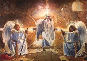 Biblical Murals the Resurrection Mural Shows Biblical Characters Celebrating