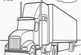 Big Truck Coloring Pages for Kids Semi Truck Coloring Page