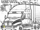 Big Truck Coloring Pages Kenworth T2000 Truck Coloring Page