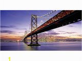 Biggies Wall Mural Biggies Wall Mural 60 X 120 San Francisco Bay Bridge Fice Depot