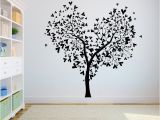 Bird and Owl Tree Wall Mural Set Us $6 41 Off Tree Wall Decal Sticker Bedroom Tree Of Life Roots Birds Flying Away Home Many Hearts On the Tree A7 009 In Wall Stickers From Home &