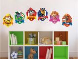 Birthday Party Wall Murals Paw Patrol Kids Wall Decal Decor