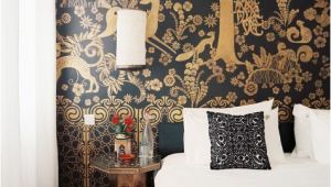 Black and Gold Wall Mural Black and Gold Mural 25 Beautiful Home Murals