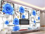 Black and White Rose Wall Mural Custom Any Size Blue Rose Swan 3d Tv Wall Mural 3d Wallpaper 3d Wall Papers for Tv Backdrop Wallpapers Widescreen Wallpapers Widescreen High
