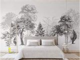 Black and White Wall Murals for Cheap Sumotoa 3d Mural Wall Stickers Decoration Custom Minimalist