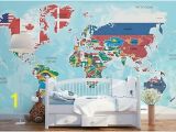 Blue World Map Wall Mural Wall Mural Wallpaper Stones Coast Sepia Photo Photo 90 Cm X