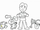 Blues Clues Coloring Pages Blues Clues Printable Free Coloring Library