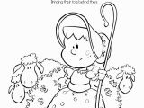 Bo Peep Coloring Page Nursery Rhymes Printables Coloring Pages Nursery Rhyme