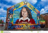 Bobby Sands Wall Mural Bobby Sands Mural Redaktionelles Stockfotografie Bild Von