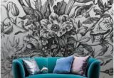 Botanical Wall Murals Uk Bouquet In A Vase Mural by Maria Sybilla Meriaen