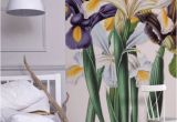 Botanical Wall Murals Uk Iris Xiphium Mural New York Botanical Garden From £60 Per