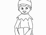 Boy Elf On the Shelf Coloring Pages Baby Elf the Shelf Coloring Pages Design Collection