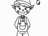 Boy Elf On the Shelf Coloring Pages Boy From Elf the Shelf Coloring Pages Free Printable
