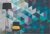 Brewster Home Fashions Wall Mural Brewster Abstract Triangles Wall Mural Wr In 2019