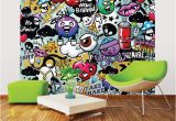 Brewster Home Fashions Wall Mural Mural Graffiti Monster Wall In 2019