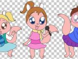 Brittany and the Chipettes Coloring Pages the Chipettes Alvin and the Chipmunks Diaper Png Clipart
