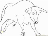 Bull Head Coloring Page 28 Collection Of Bull Head Coloring Pages