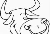 Bull Head Coloring Page Bull Head Coloring Page Free Bull Coloring Pages