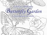 Butterflies and Flowers Coloring Pages for Adults butterfly Garden butterflies & Insects Adult Coloring Pages