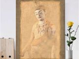 Canvas Wall Art Murals 2019 Beautiful Murals Posters and Prints Wall Art Painting Canvas Buddha Decorative for Living Room Home Decor No Frame From
