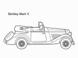 Car Coloring Pages for Kids Super Car Bentley Mark 5 Coloring Page for Kids Printable