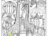 Carnival Coloring Pages Preschool A Day at the Circus Coloring Page On Behance