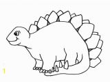 Cartoon Dinosaur Coloring Pages Printable Stegosaurus Dinosaur Coloring Pages Kids