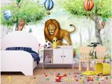 Cartoon Murals On the Wall Customized 3d Murals Wallpapers Home Decor Wall Paper Animal Story Animal Park Cartoon Children S Room Kids Room Background Wall Nature Desktop