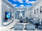 Ceiling Murals for Sale Custom Ceiling Mural Wallpaper 3d Blue Sky and White Clouds Living