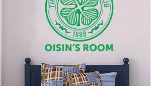 Celtic Football Wall Murals Celtic Football Club Personalised Crest & Name Wall Sticker