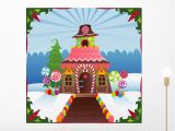 Celtic Mural Wall Art Amazon Wallmonkeys Snowy Gingerbread House Wall Mural