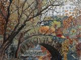 Central Park Wall Mural Central Park Scene Mosaic Mural Arts