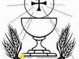 Chalice and Host Coloring Page 74 Best First Munion Banners Images On Pinterest
