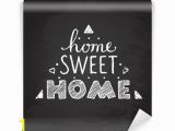 Chalk Quotes Wall Mural Home Sweet Home Hand Lettering Posteralkboard Wall