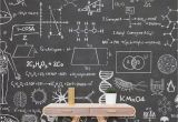 Chalk Quotes Wall Mural Scientific Chalkboard Effect Wall Mural