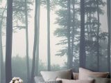 Cheap Wall Murals Uk Sea Of Trees forest Mural Wallpaper