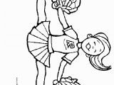 Cheerleading Megaphone Coloring Pages Clip Art Cheerleader Free Printable