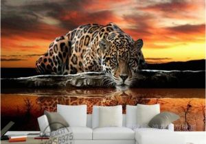 Cheetah Print Wall Murals Custom Wallpaper 3d Stereoscopic Mural Wallpaper Animal