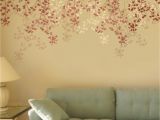 Cherry Blossom Wall Mural Stencil Stencil for Walls Weeping Cherry Stencil for