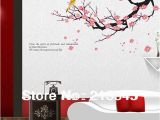 Cherry Blossom Wall Mural Stencil Us $5 85 Off [fundecor] Diy Home Decor Wall Decals Tree Branches Wall Deco Mural Flower Bird Art Stickers In Wall Stickers From Home & Garden On