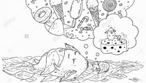 Child Sleeping Coloring Page Coloring Page for Children Little Monster and His Friend Mouse