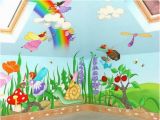 Childrens Painted Wall Murals Fairy Mural Snuffaloo S Room Pinterest
