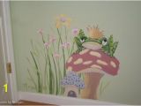 Childrens Painted Wall Murals Fairy Tale Mural the Frog Prince Detail Hand Painted