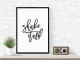 Childrens Painted Wall Murals Minimalist Black and White Quotes Posters Print Shake It F nordic Kids Room Wall Art Picture Home Decor Canvas Painting