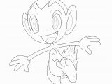 Chimchar Coloring Pages Chimchar Coloring Page