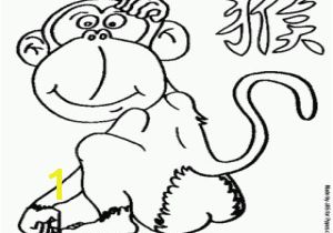 Chinese Zodiac Coloring Pages Printable Chinese astrology and the Monkey